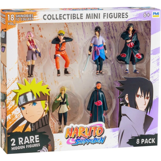 P.M.I. Kids World Naruto Shippuden Figures - 8 Pack Deluxe Edition VER. C - (NSH2070C)