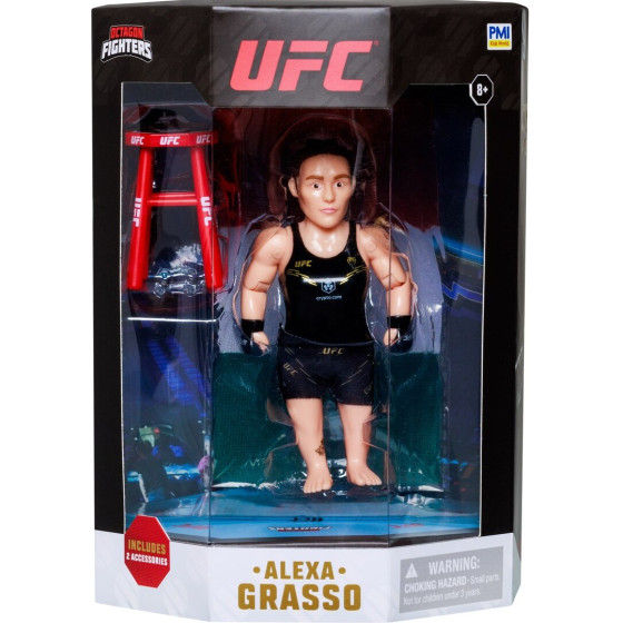P.M.I. Kids World Ufc Octagon Fighters S1 Action Figure 11 Cm - Alexa Grasso - (UFC6010D)