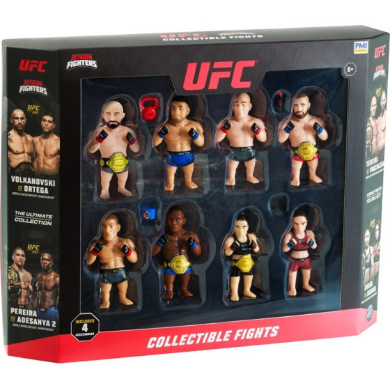 P.M.I. Kids World Ufc Octagon Fighters S1 Collectible Fights - 8 Pack Deluxe Box - (UFC2070)