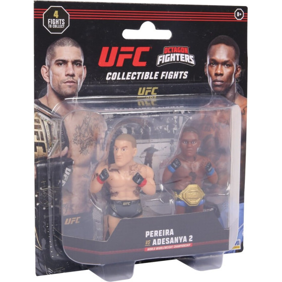 P.M.I. Kids World Ufc Octagon Fighters S1 Collectible Fights - Pereira VS. Adesanya 2 - (UFC2020A)