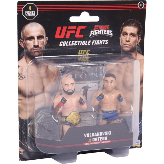 P.M.I. Kids World Ufc Octagon Fighters S1 Collectible Fights - Volkanovski VS. Ortega - (UFC2020B)