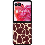 Sonique ���� Animal Print Series ��� Motorola Motorola Razr 50 Ultra Giraffe 03