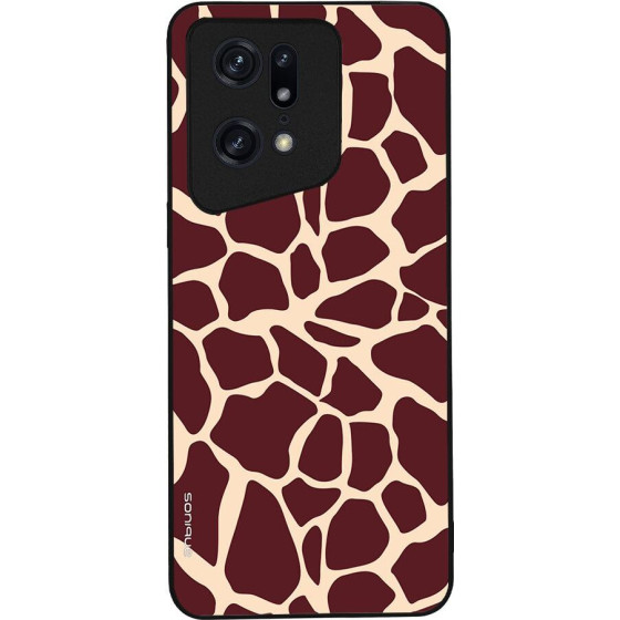 Sonique ���� Animal Print Series ��� Oppo Find X5 Pro 5G Giraffe 03