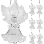 Ruhhy Transparent Baubles - Angels 6 pcs. 22497 - (17223-0)