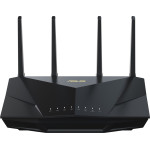Asus Wireless Router Gigabit Ethernet Dual-Band (2.4 Ghz / 5 GHz) Black - (RT-AX5400)