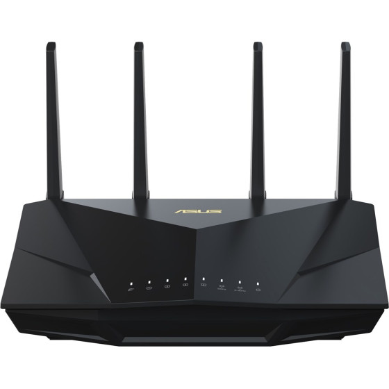 Asus Wireless Router Gigabit Ethernet Dual-Band (2.4 Ghz / 5 GHz) Black - (RT-AX5400)