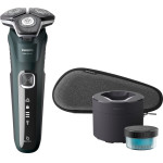 Philips Shaver Series 5000 men's Shaver Rotation Shaver Trimmer Black, Green - (S5884/50)
