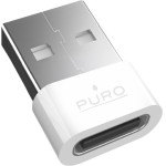 Puro USB-C - USB-A Adapter - White - (PUAAC1WHI)