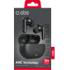 SBS Wireless Earphones Tws Nova Beat Anc Black - (RTWSNOVABEATK)