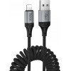 Hoco USB-A To Lightning Cable X121, 27W, 2.4A, 1.5m, Black