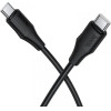 Hoco USB-C To USB-C Cable X124, 60W, 3A, 1m, Black