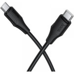 Hoco USB-C To USB-C Cable X124, 60W, 3A, 1m, Black