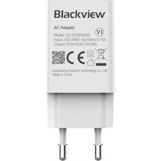 BlackView Usb Power Adapter 10W White Oem - (BV-PA-10W)