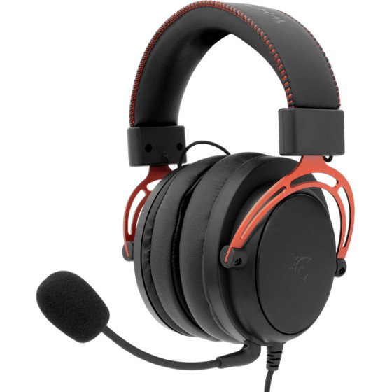 White Shark Gaming Headset GH-2341 Gorilla BLACK/Red Oem - (GORILLA-BR)