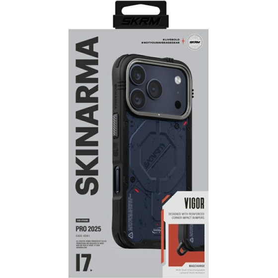Skinarma Etui Vigor Magsafe Do Iphone 17 Pro Niebieski - (SK-IP17PRO-VGR-BLU)