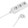 Vivanco 3WAy (3 X Schuko) ��������� 1.4m White - (VVELSTR3SCHW)