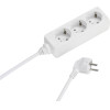 Vivanco 3WAy (3 X Schuko) ��������� 1.4m White - (VVELSTR3SCHWP)