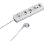 Vivanco 4WAy ��������� With Shutter 1.4m White - (LSTR4SCHSWCO2W)