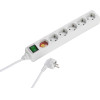 Vivanco 6WAy (6XSchuko) With Shutter ��������� 1.4m White - (VVELSTR6SCHSWW)