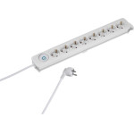 Vivanco 8WAy (8XSchuko) With Shutter ��������� 1.4m White - (ELSTR8SCHSWCOW)