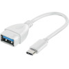 Vivanco Adapter Usb To Type C 10cm - (VVITUSBTY3FM01)