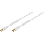 Vivanco Antenna Cable 100dB Ferrite 10m White - (VVAN100FEDBGW)