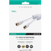 Vivanco Antenna Cable 100dB Ferrite 10m White - (VVAN100FEDBGW)