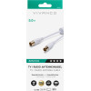 Vivanco Antenna Cable 100dB Ferrite 5m White - (VVAN50FEDBGW)