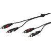 Vivanco Audio Connection Cable 2x Rca To 2x Rca 15m Black - (VVA2RCA150MM)