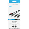 Vivanco Audio Connection Cable 2x Rca To 2x Rca 15m Black - (VVA2RCA150MM)