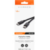 Vivanco Cable Displayport To Displayport 1m Black - (VVITDPORT10MMK)