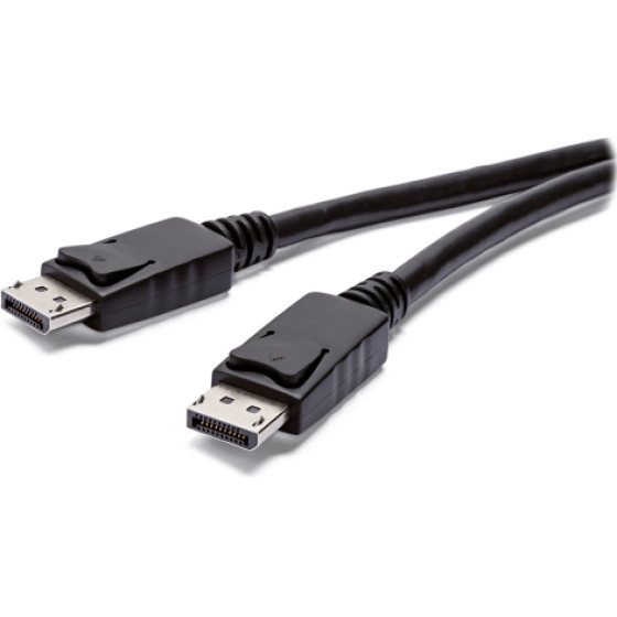 Vivanco Cable Displayport To Displayport 1m Black - (VVITDPORT10MMK)