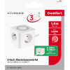 Vivanco Cube Power Strip With 3X Schuko Sockets + 2X Usb + 1X Type C 1.4m - (VVELSTR2SCHSWC)