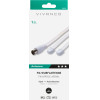Vivanco Fm Antenna 75oHm 0.5m Coax Socket - (VVANDIPOLEVHF)