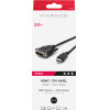 Vivanco Hdmi Cable Hdmi To Dvi 2m - (VVVCABHDMIDVI2)