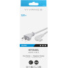 Vivanco Power Supply Cable 2PIn Angled Connector 2m - (VVITPOWERIT905)