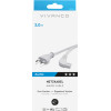 Vivanco Power Supply Cable 2PIn Angled Connector 3m - (VVAEU2PIN300W)