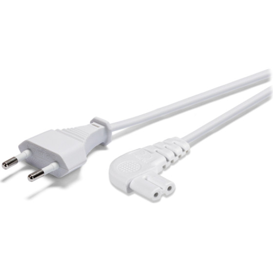 Vivanco Power Supply Cable 2PIn Angled Connector 3m - (VVAEU2PIN300W)