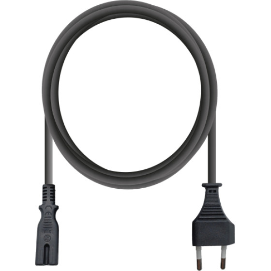 Vivanco Power Supply Cable Euro 8 Connector 1.25m - (VVITXPOWERIT12)