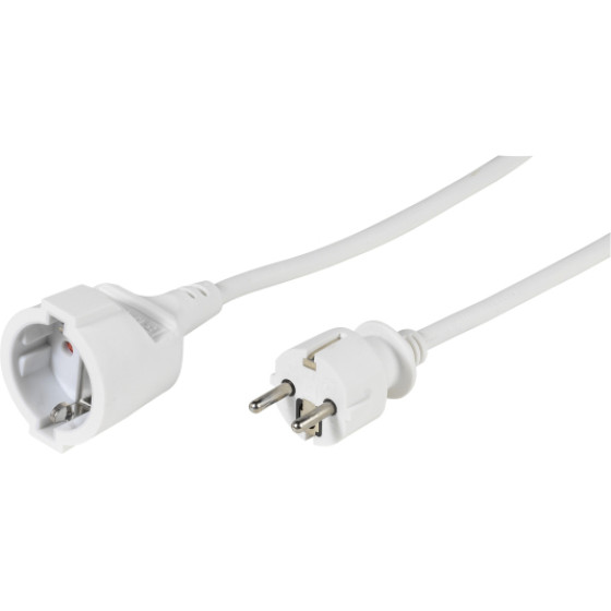 Vivanco Schuko Extension 10M 1.5qMm White - (VELEXTSCH1000W)
