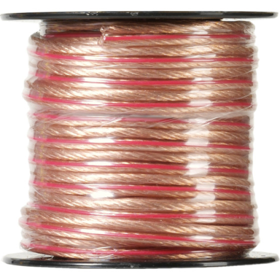 Vivanco Speaker Cable On Spool 2X2.5qMm Transparent 20m - (VVASPEAK25200R)
