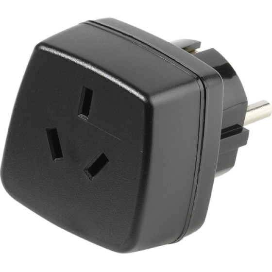 Vivanco Travel Adapter Australian / Chinese To Schuko Plug - (VVTRAVADAUC-CN)