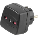 Vivanco Travel Adapter Italian To Schuko Plug - (VVELADAIBITDE1)