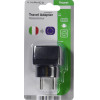 Vivanco Travel Adapter Italian To Schuko Plug - (VVELADAIBITDE1)