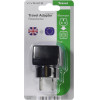 Vivanco Travel Adapter Uk To Schuko Plug - (VVTRAVADSCHSCH)