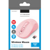 Vivanco Wireless Mouse Optical Ergonomic Design And Silent Click Pink - (VNITMOUSEBTP)