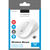 Vivanco Wireless Mouse Optical Ergonomic Design And Silent Click White - (VNITMOUSEBTW)