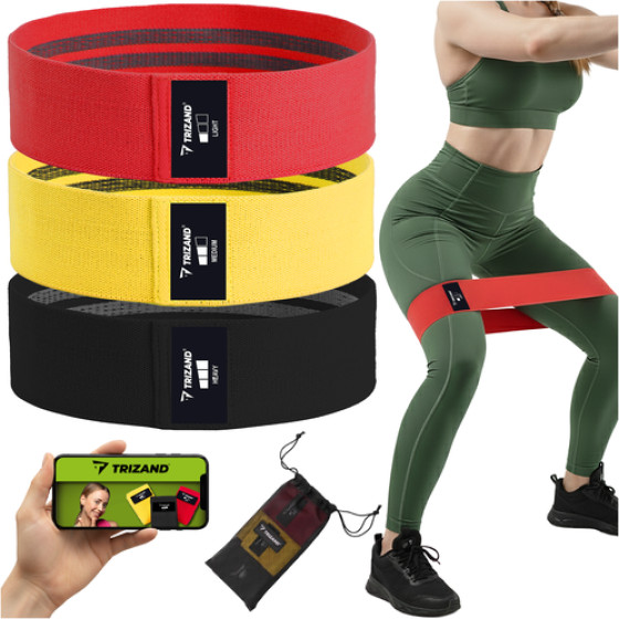Trizand Set Rubber For Exercise Mat. - 3pcs. 25878 - (18729-0)