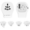 Gembird Universal Travel Power adapter, 20 W, White - (TPA-1A2C20-02-W)