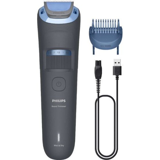 Philips Beard Trimmer 3000 Series Beard Grooming With Rounded Tip Blades - (BT3617/15)